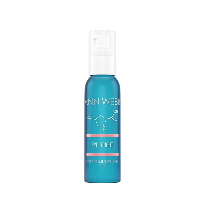 Eye Bright Cream - Anti Aging Eye Cream w/Collagen Peptides & Hyaluronic Acid for Dark Circles, Firms Fine Lines 2oz