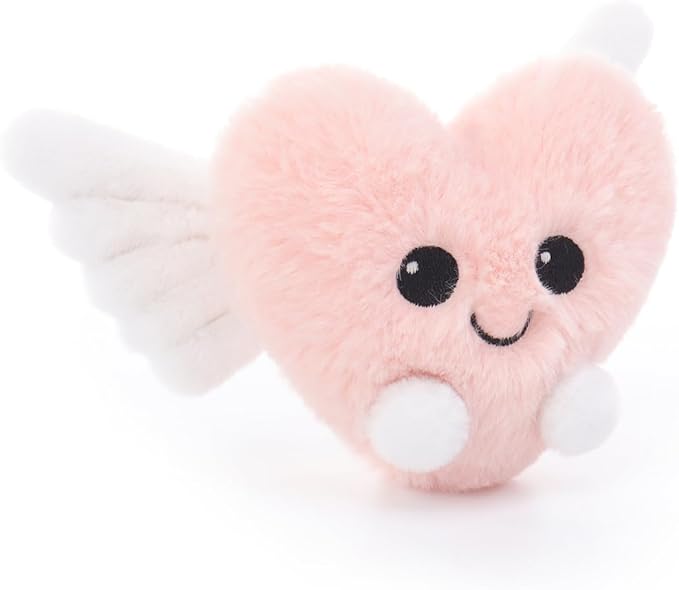 Apricot Lamb Angel Love Stuffed Animals for Kids, Soft Cute Plush Toys for Baby Girl and Boy, 4 Inches
