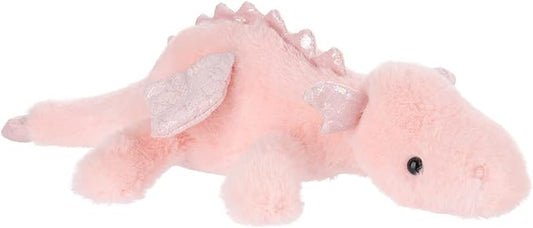 Apricot Lamb Toys Plush Pink Lying Dragon Dinosaur Stuffed Animal Soft Cuddly Perfect for Child (Pink Dragon,15 Inches)