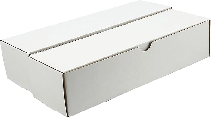 2-Pack • 1600-Count Trading/Gaming Card Box – Fits Toploaders & Sports Cards – Heavy-Duty Cardboard Organizer (2-Pack-Whtie)