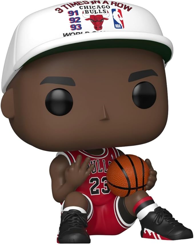 Funko Pop! NBA: Bulls - Michael Jordan - 3X in a Row - Collectable Vinyl Figure - Gift Idea - Official Merchandise - Toys for Kids & Adults - Sports Fans - Model Figure for Collectors and Display