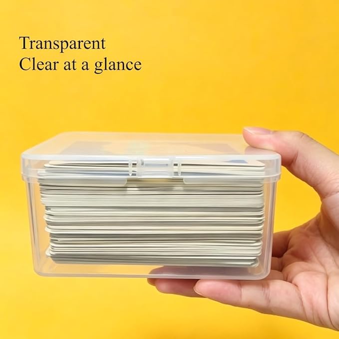 6PCS Card Case for UNO Card, Plastic Playing Card Case, Card Holder Box, Plastic Card Storage Box