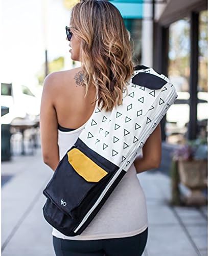 Open Road Goods Eco Friendly Yoga Mat Bag | Organic Yoga Bag For Extra Wide Mats | Yoga Mat Carrier for Men & Women: Full Zip, Adjustable Carry, Pockets, 100% Cotton Canvas