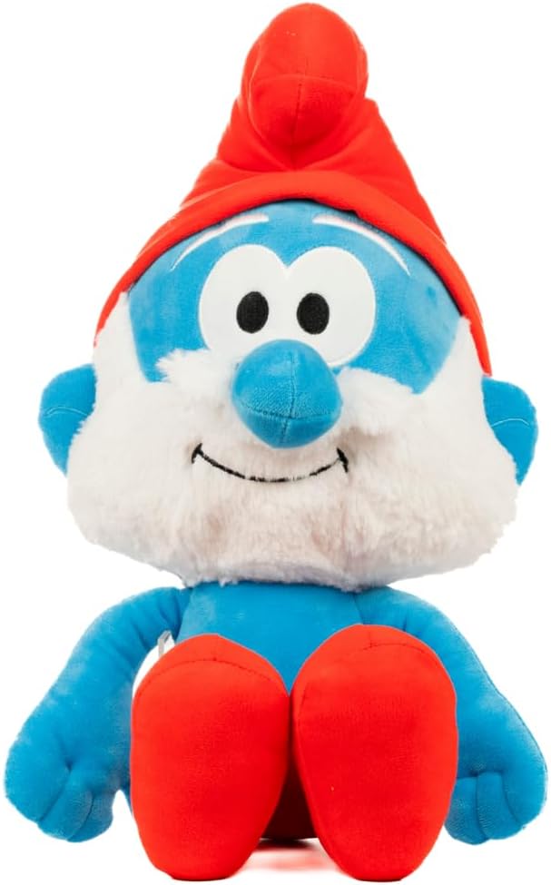 Franco The Smurfs Papa Smurf Bedding Super Soft Cozy Cuddle Pillow Buddy, (Officially Licensed Product)