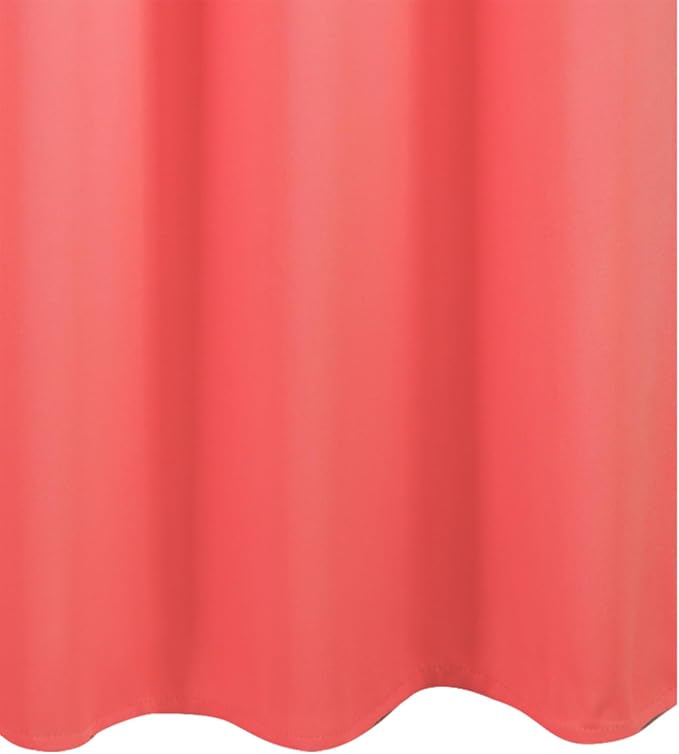 LEMOMO Blackout Curtains 66 x 72 Inch Long Coral Curtains Set of 2 Panels Room Darkening Curtains for Bedroom and Living Room