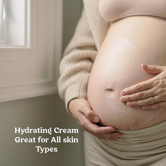 Roe Wellness- Stretch Mark Cream for Pregnancy & Prevention | Great For Moms W/ Sensitive Skin | Plant-Based Hydration, Increases Skin Elasticity and Firmness (Stretch Mark Cream)