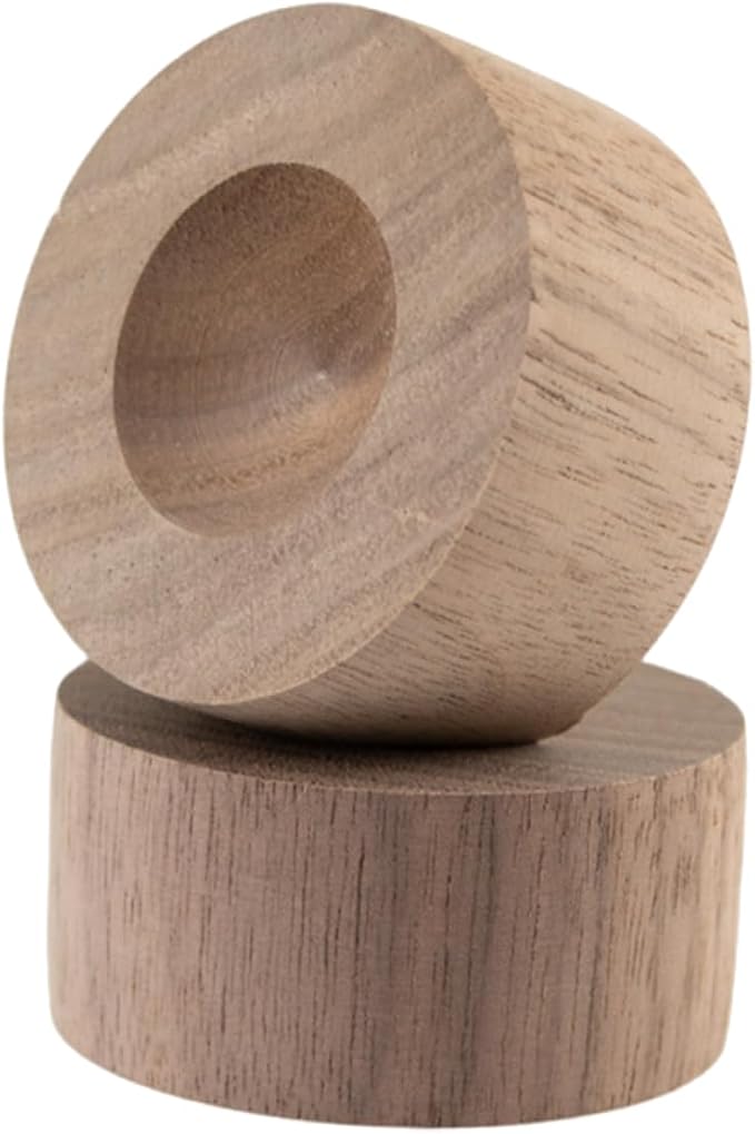 2 PCS Wooden Essential Oil Diffuser - Walnut Wood Aromatherapy Diffuser, Small Cylinder Design for Home, Office, Car, Wardrobe, Yoga Hall, and SPA