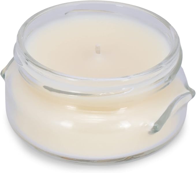Tyler Creamy White 3.4 Ounce Glass Aromatherapy Scented Jar Candle Pack of 4, Diva