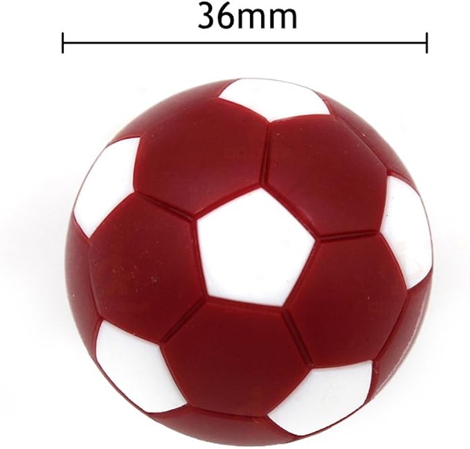 PGYUD Table Soccer Balls 36mm(1.42 Inch), 12 Pack Foosball Replacement Balls – Multicolor Mini Foosballs for Standard Tables,Foosball Table Balls