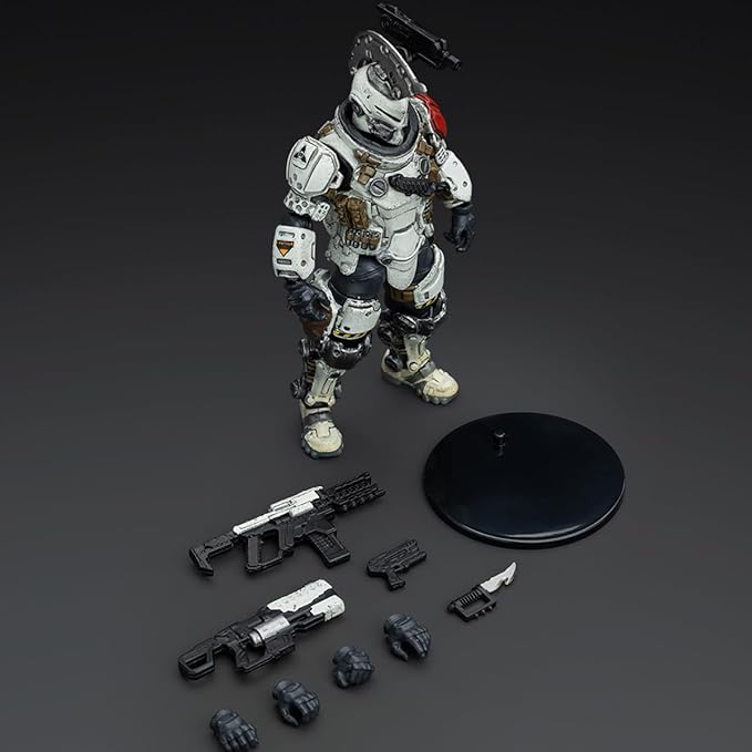 JOYTOY 1/18 Action Figure Battle for The Stars Sorrow Expeditionary Forces 09th Legion Assault Company-Sergeant Major Collection Model Birthday Gifts
