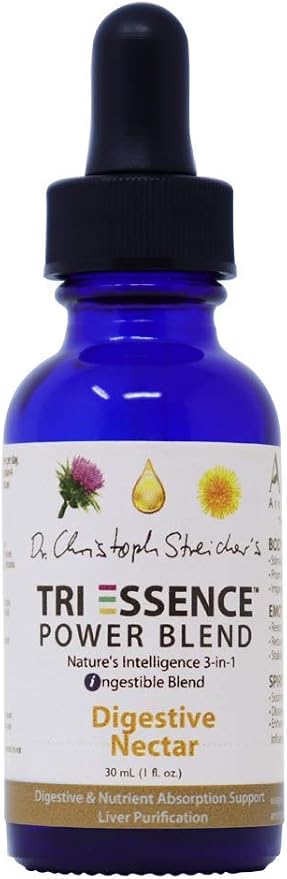 AMRITA Aromatherapy Digestive Nectar Tri-Essence Power Blend - Blended with Natural Herbal Extracts, Flower Essences, and Essential Oils - Size: 30mL (1 fl. oz.)