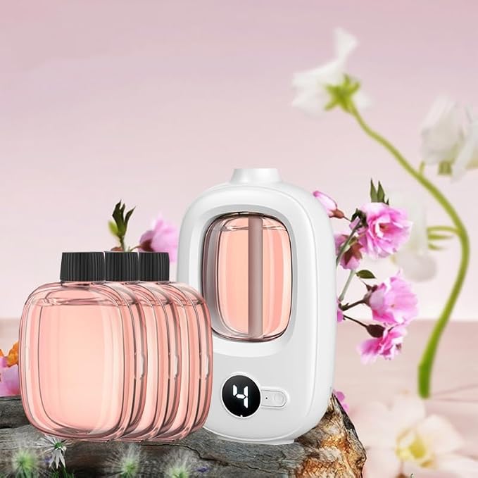 A Aromatherapy Spray Set, Winter humidifier and air freshener Provide Lasting Fragrance for The Home and Effectively Eliminate Odors (Aromatherapy Diffuser +（Gardenia） 3pc)