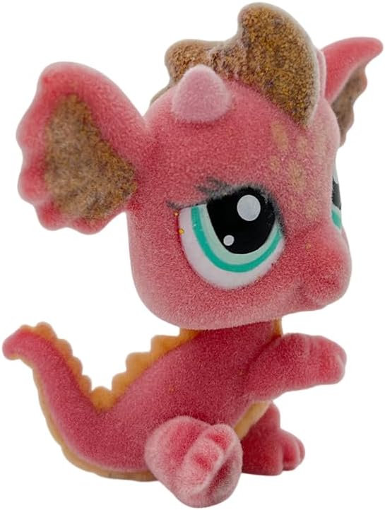 Custom Flocked Pet Shop Toy Fuzzy Animal Figure Short Hair Cat Kitty Kitten Deer OOAK (#2484)
