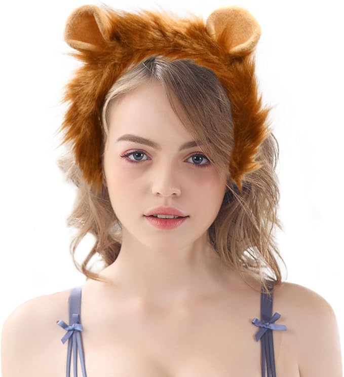 Plush Animal Ears and Horns Headband-Halloween Christmas Festival Theme Party Animal Cosplay Costume Headbands