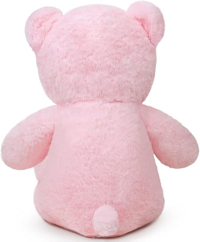 Teddy Bear Stuffed Animal 16'' Small Teddy Bear Gift for Christmas Birthday Pink