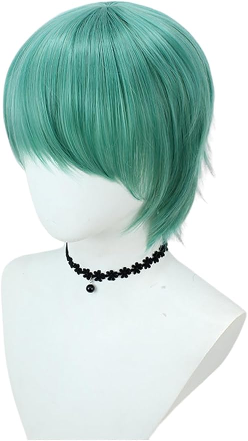 Saja Cosplay Anime Costume Accesories Baby Saja Green Wigs Adults Mens Halloween Outfits Props