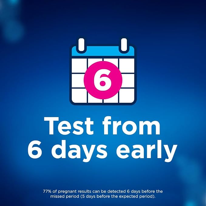 Clearblue Early Detection Pregnancy Test, 3 Ct (Pack of 2)