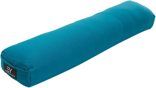 Everyday Yoga Premium Bolster, Soft & Supportive Meditation Pillow with Carry Handle, Lightweight Cushion for Restorative Yoga & Relaxation (Multi-Color)