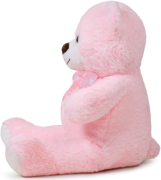 Teddy Bear Stuffed Animal 24'' Small Teddy Bear Plush Toy Gift for Valentine Christmas Birthday Pink