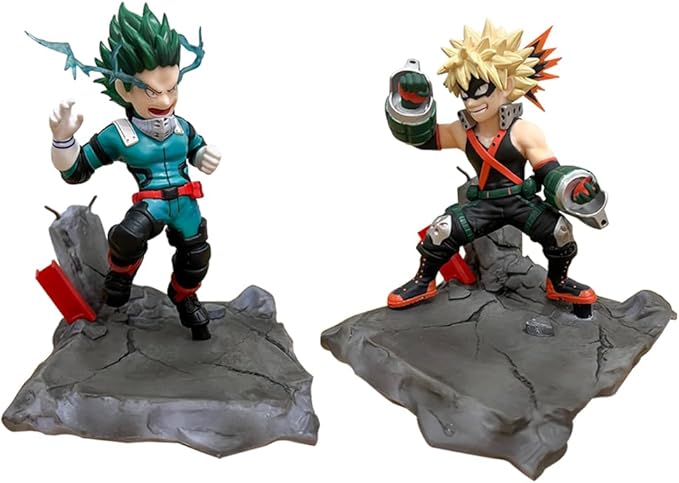 MHA Figures Midoriya Izuku Action Figure Battle Pose PVC Model 17cm MHA Collectible Statues Midoriya Izuku Figurine Desktop Ornaments