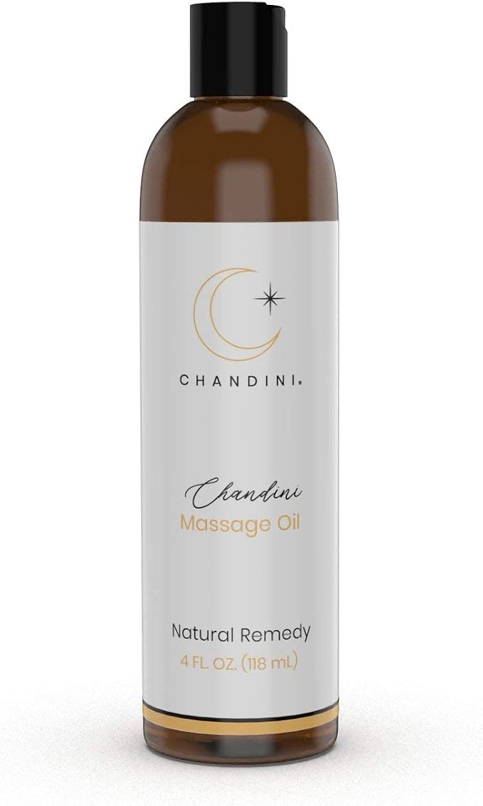 Chandini Soothing Aromatherapy Massage Oil with Chamomile - Relaxing Blend for Blissful Massage