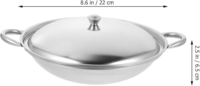 Stainless Steel Pans Noodle Pot Cooking Pot for Cooking -spill Bar Cauldron