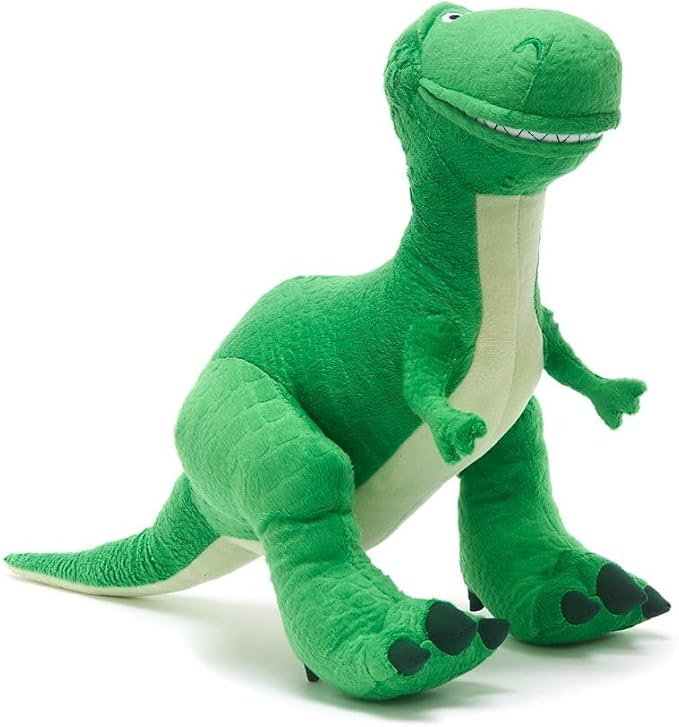 DISNEY STORE Toy Story Plush, Rex, Iconic Cuddly Toy Character with Embroidered Eyes and Soft Plush Features, Suitable for All Ages