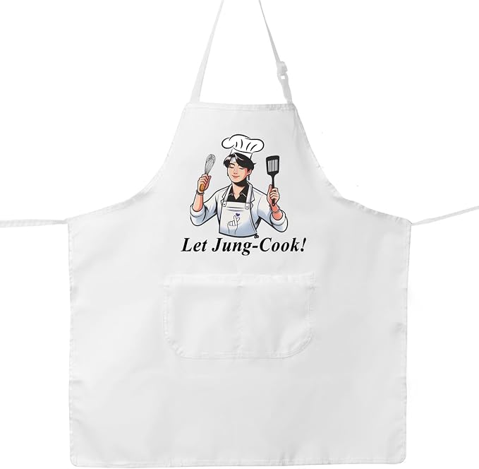 JNIAP Korean Group Kitchen Apron Korean Group Fans Gifts Korean Group Kitchen Gifts Korean Music Lover Gift