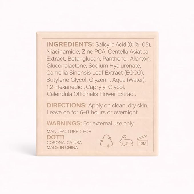 Pimple Patches Hydrocolloid for Face – Acne Spot Treatment Stickers – Invisible Zit Dots for Breakouts – Day & Night – 24 Count – DOTTI (Translucent)