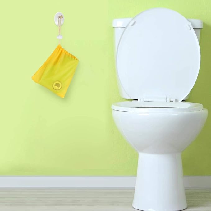 PandaEar Toilet Seat Cover | Folding Travel Toilet Seat for Children and Potty Training | Portable Silicone Toilet Seat for Toddlers, Boys & Girls with Non-Slip Silicone Pads -Bee
