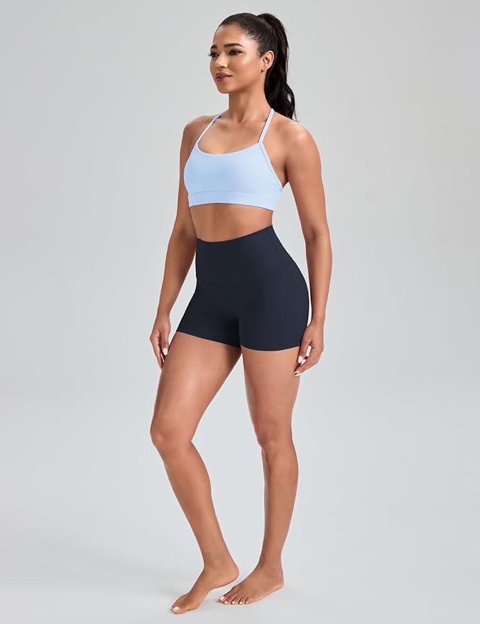 HeyNuts to Freest Womens Y Back Sports Bra, Spaghetti Strap Racerback Low Impact Workout Yoga Tops Padded A-C Cups *Updated