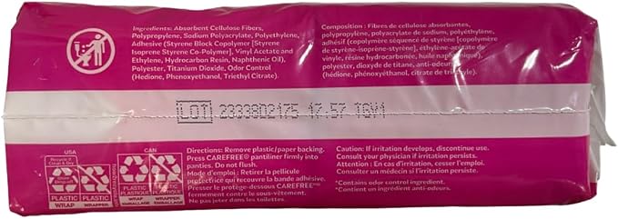 Carefree Body Shape Extra Long Unscented, 36-count (Pack of 2)