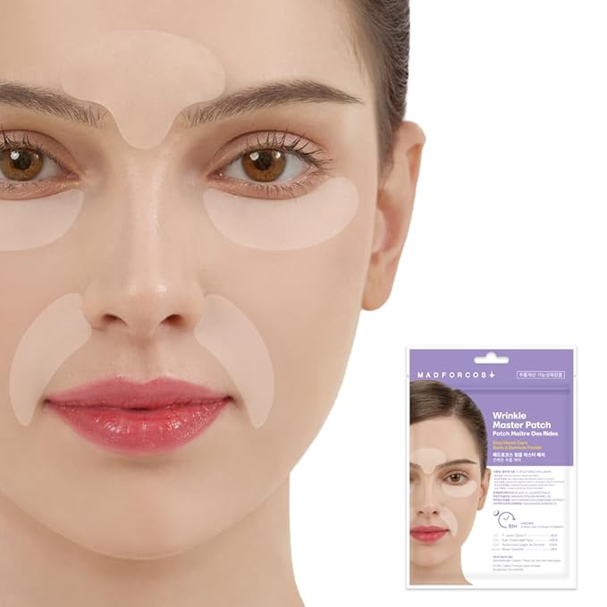 Wrinkle Master Patch – Targeted Wrinkle Patches for T-Zone, Smile Lines & Brows | Korean Skincare