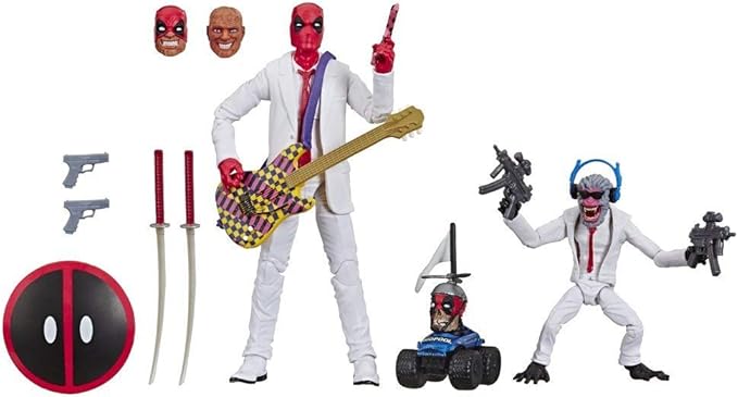 Marvel Comics 80th Anniversary Legends Series 6"-Scale Vintage Comic-Inspired Deadpool & Hit-Monkey Collectible Action Figure 2 Pack