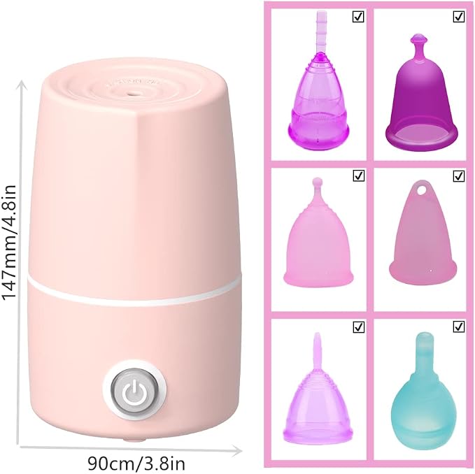 Menstrual Cups Steamer Machine High Temperature Wash Your Cup 99.9% Dirty 8 Minutes (Model Three)