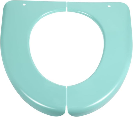 OUNONA 1Pc Folding Portable Potty Training Seat Cover Travel Friendly Toilet Cushion Pad for Home Use Fits Standard Toilets Green Color for Easy