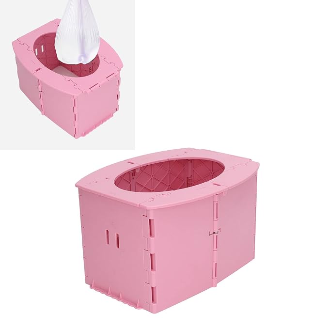 Foldable Toddler Potty Travel Potty seat Baby Toilet Portable Travel Potty Training Potty Toddler Toilet Portable Potty for Toddlers for Camping Travel Long Potties