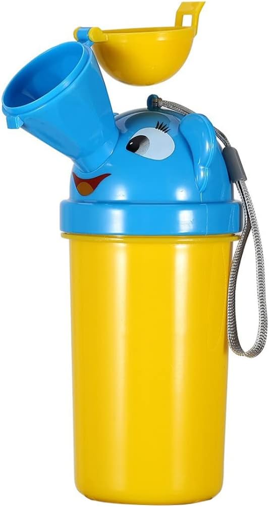 Portable Kids Travel Urinal Emergency Toilet Potty Leak Proof Children Pee Training Cup for Boys Blue Hygiene Sanitation