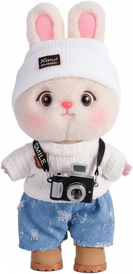 5set 17cm Dolls Clothes Outfit Set - Casual Style Costumes for Doll Figures, Camera Set,Have a seat Clothes - 6.7 Inches Cute Dolls Daily Refill,Gifts for 17cm Doll Lovers (Style-M)