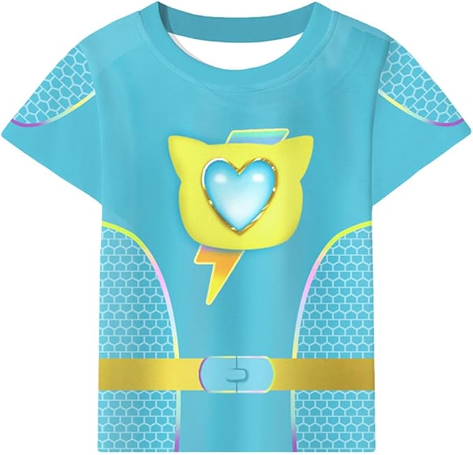 ACoiay Kids Kitties Daily Outfit with Mask and Headband for 2-8 Years
