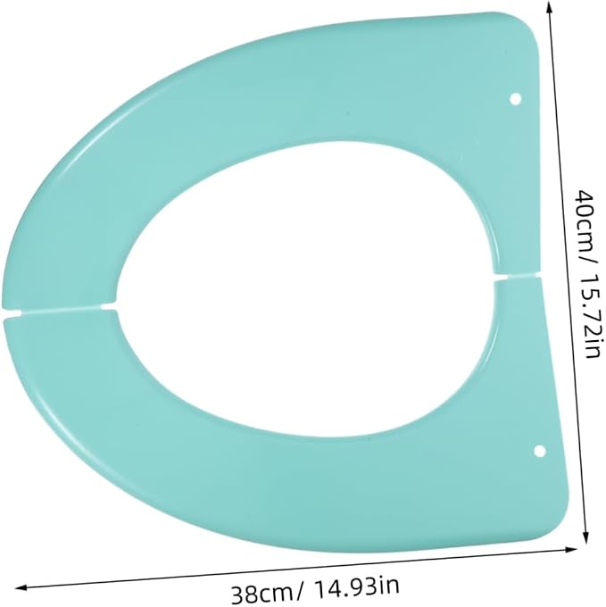 1pc Folding Potty Seat Cover for Potty Training Portable Toilet Training Seat Plastic Cushion for Home Travel Use
