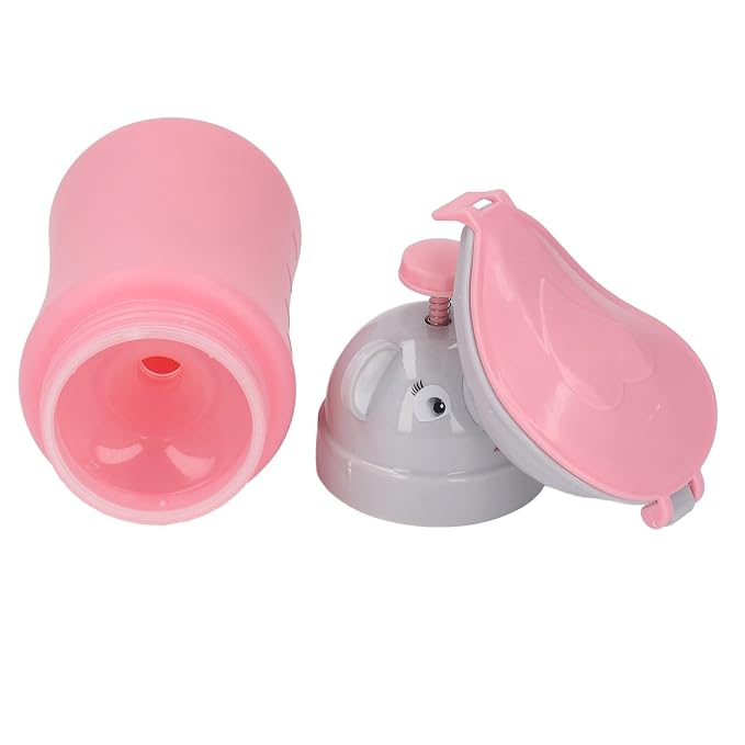 Portable Travel Potty Emergency Urinal for Car and Camping, Toddler Training Cup with Leak Proof Design, Pink, for Girls