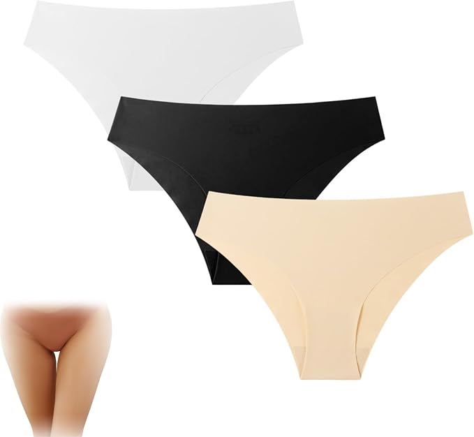Invisible Camel Toe Thong for Women No Show Panties Panty Liners Seamless Workout Concealer Underwear