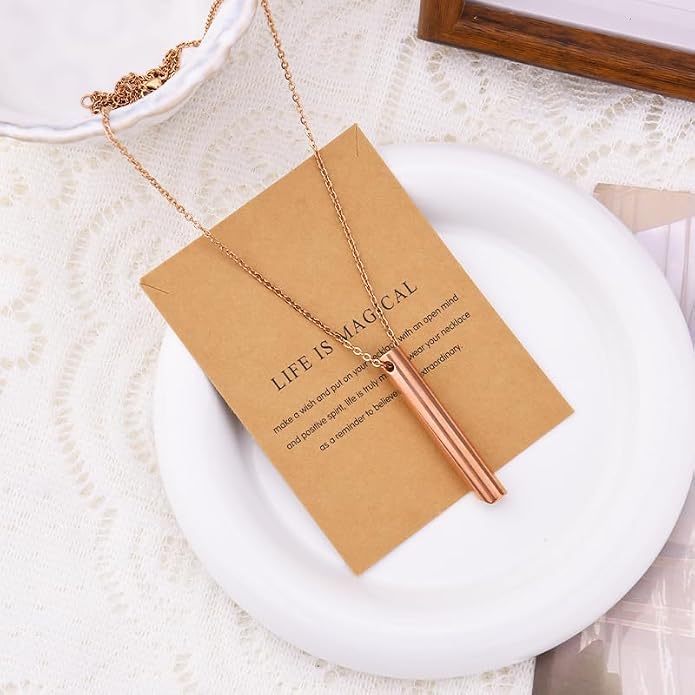 Mindful Breathe Necklace for Men Women Quit Smoking Breathe Whistle Pendant Stress Relief Necklace Anxiety Relief Gift