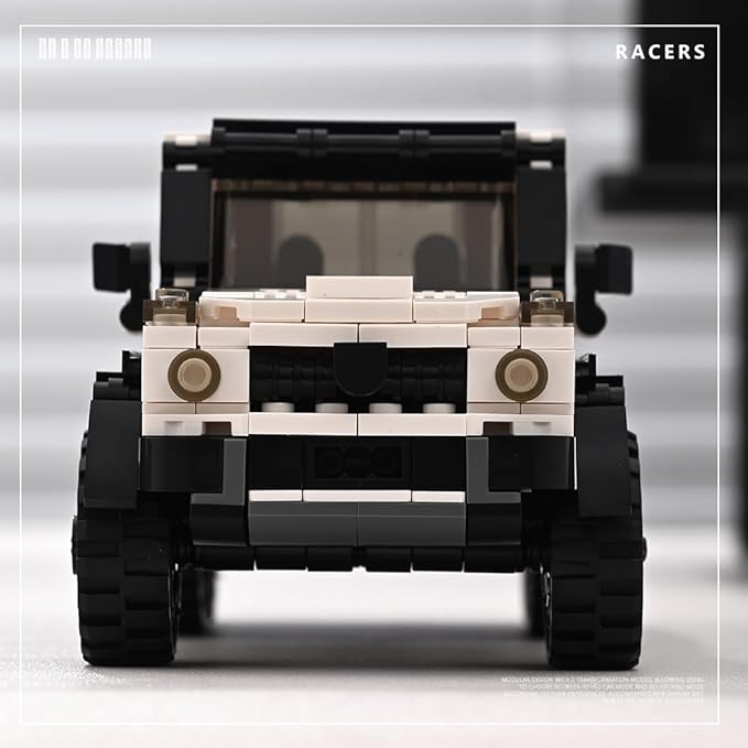 PB8811 1:32 G-630 Off-Road Vehicles Buliding Blocks Set, 581 Pieces MOC Racing Car Kit with Display Container, Clamping Blocks Car Gift for Adults
