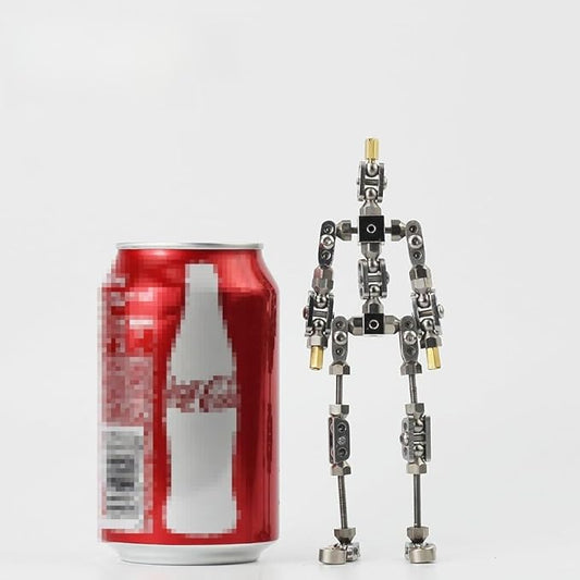 Stop Motion Supplies 2.0 Series Stop Motion Armature Kit,Skeleton Kit,Durable Stainless Steel, Smooth Ball Socket Joint,Similar to Real Human Body, for Stop Motion Puppet (27CM Tall)