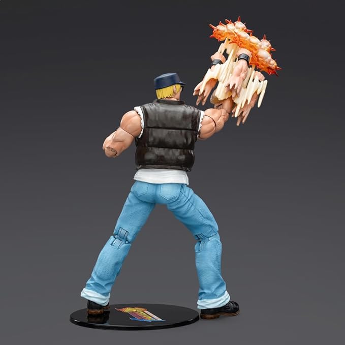 JOYTOY SNK 1/18 Action Figure - KOF'98UM -Ikari Warriors Team-Clark Still,9.84",Flexible and Posable Collection Model Birthday Gifts for Kids Age15+ JT01727 Pre Order