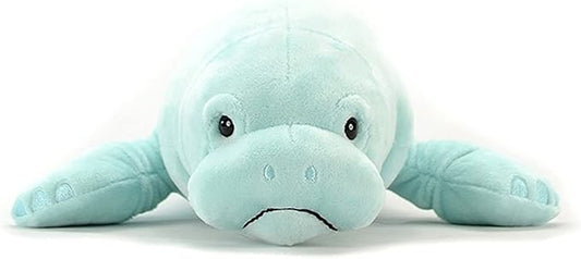 Simulation Manatee Plush Toy, 15.74inch Super Soft Lifelike Manatee Stuffed Animal Plush Toy Cute Kids Birthday Gift Throw Pillow Home Decor