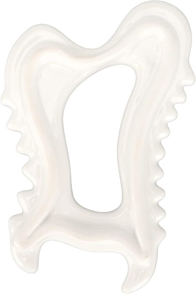 GOTOTOP Gua Sha Massage Ceramic Scraping Tool for Soft Tissue Upgrade Physical Stuff, Used for Back, Legs, Arms, Neck, Shoulder Thin Guasha Scraping Tool Leg
