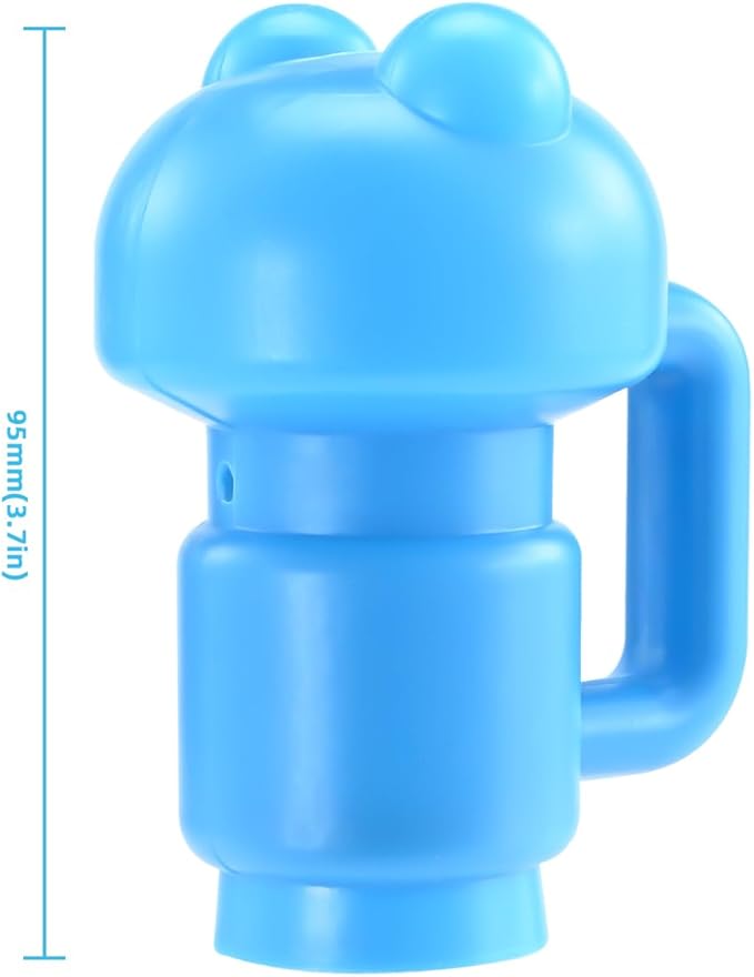 1.26" Diameter Trampoline Enclosure Pole Cap for Net Hook, 6 Pieces, Blue, Only Fit in 32mm(1.26in) Diameter Trampoline Pole